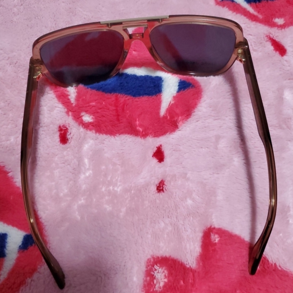 Marc Jacobs Brown and Gold Sunglasses